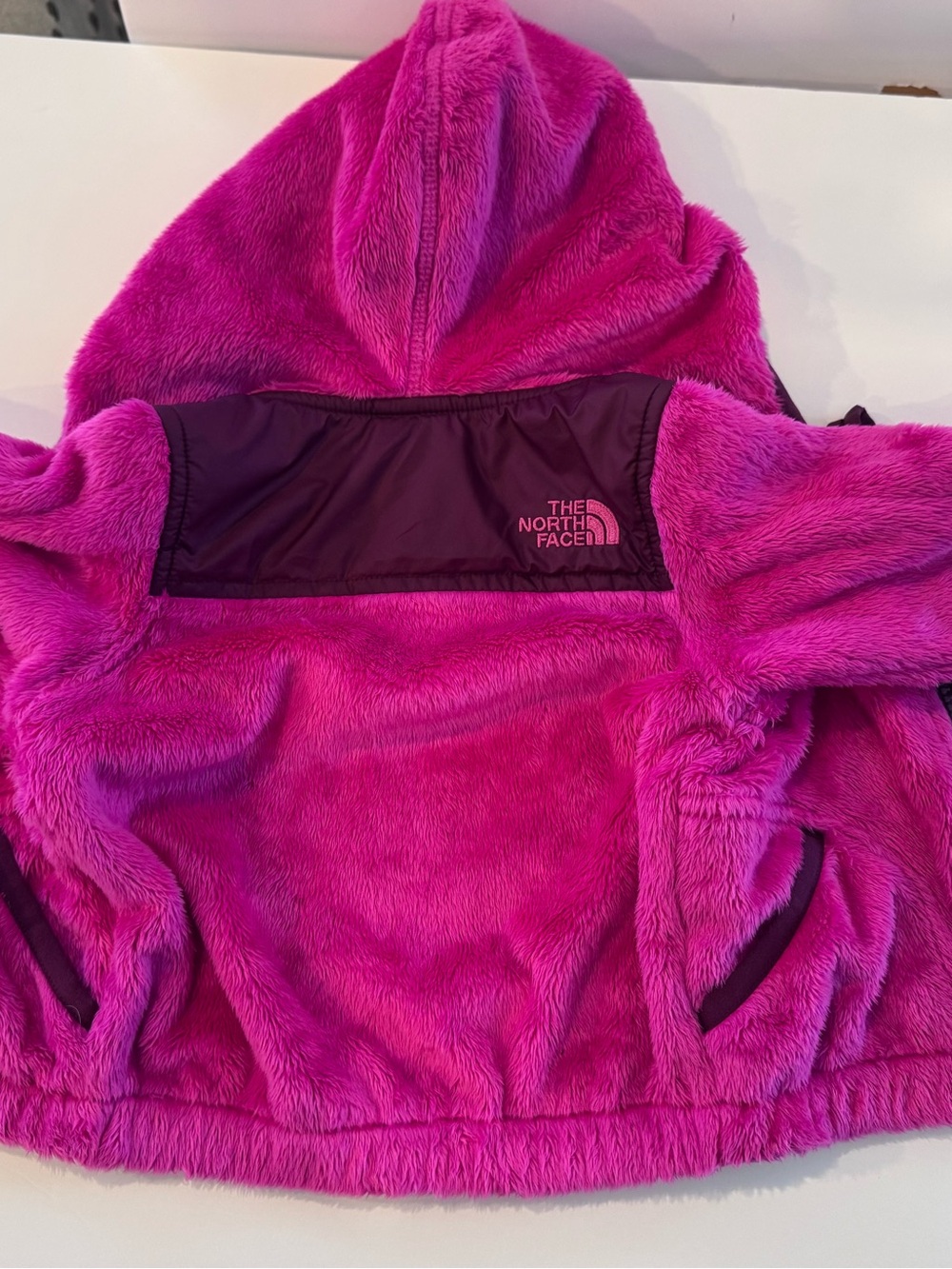 The North Face Pink Fuzzy Hooded Jacket
Infant size 6mo - Picture 3 of 4